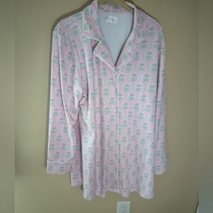 cecil lou pajama shirt dress